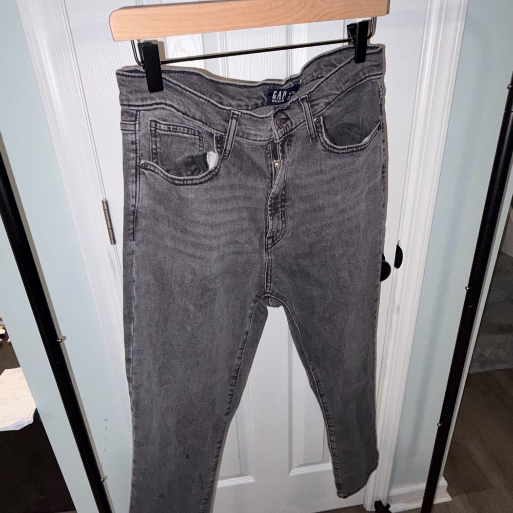 GAP Women’s Skinny Jeans in Washed Gray Vintage Slim Petite size 10